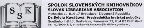 Pozvánka na jednodňový odborný zájazd do Budapešti spojený s návštevou Mestskej knižnice Ervina Szabóa v Budapešti, 24. 9. 2009, prihlásenie do: 15. 8. 2009 
