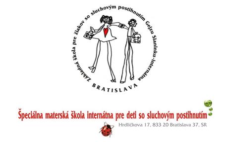 Logo Základnej školy pre žiakov so sluchovým postihnutím Gejzu Slaninku