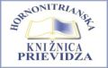 Logo Hornonitrianskej knižnice v Prievidzi
