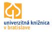 Logo Univerzitnej knižnice v Bratislave