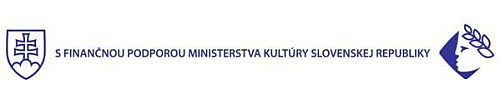 Logo Finančnej podpory Ministerstva kultúry SR