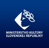 Logo Ministerstva kultúry SR