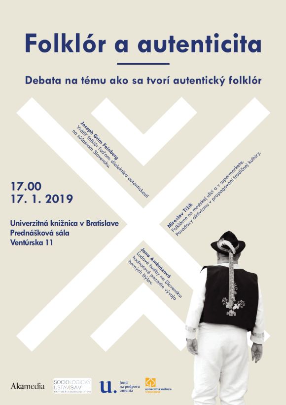 Ako sa tvorí folklór – debata v Univerzitnej knižnici v Bratislave 17. 1. 2019