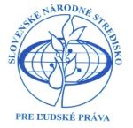Logo Slovenského národného strediska pre ľudské práva