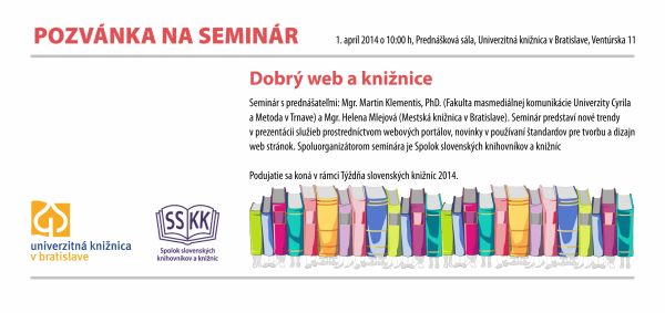 pozvánka na seminár pozvánka na seminár