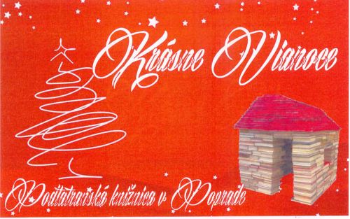 Vianočný pozdrav Vám zasiela Podtatranská knižnica v Poprade