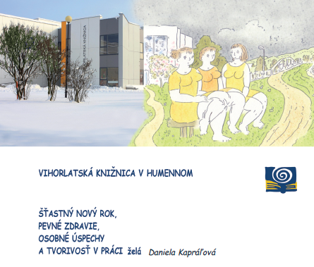 Vianočný pozdrav od Daniely Kapráľovej z Vihorlatskej knižnice v Humennom 