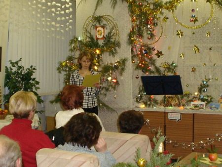Pokoj ľuďom dobrej vôle.  Pod týmto názvom sa dňa 14.12.2009 konalo v Podduklianskej knižnici vo Svidníku podujatie k vianočným sviatkom.