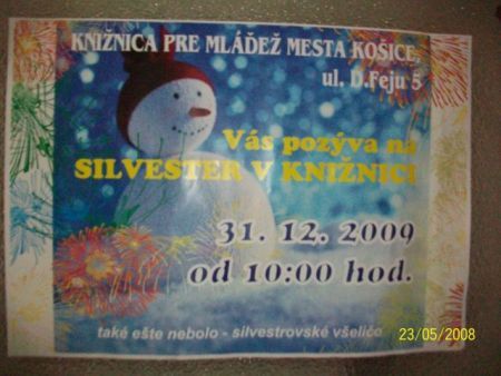 Silvester 2009 v Knižnici pre mládež mesta Košice