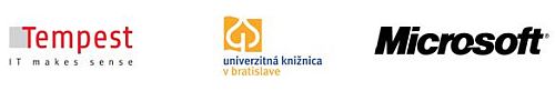Logo TEMPESTU, UKB a Microsoftu