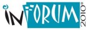 Logo Medzinárodnej konferencie INFORUM 2010 