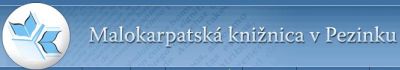 Logo Malokarpatskej knižnice v Pezinku
