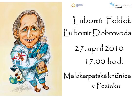 Pozvánka do Malokarpatskej knižnice v Pezinku na besedu so spisovateľmi, 27. 4. 2010 o 17.00 hod.