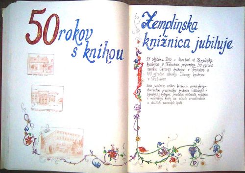 50 rokov s knihou v Zemplínskej knižnici v Trebišove