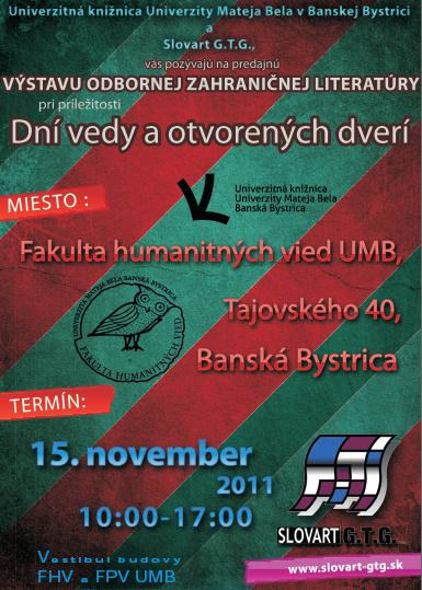 Zahraničné publikácie – významný zdroj poznania, 15. 11. 2011