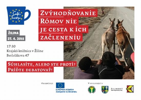 Pozvánka do Krajskej knižnice v Žiline na besedu, 28. 4. 2011 o 17.30 hod.