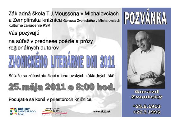 Zvonického literárne dni 2011