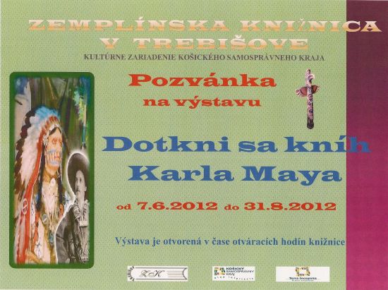 Pozvánka do Zemplínskej knižnice v Trebišove na výstavu od 7. 6. do 31. 8. 2012