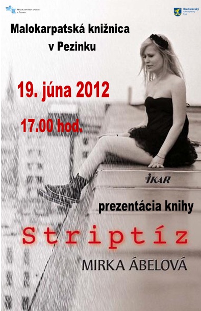 Pozvánka do Malokarpatskej knižnice v Pezinku na prezentáciu knihy, 19. 6. 2012 o 17.00 hod.