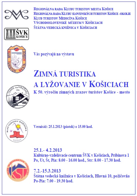 Pozvánka do Štátnej vedeckej knižnice v Košiciach na vernisáž výstavu