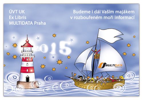 Vianočný pozdrav Vám zasiela Exlibris Multidata Praha
