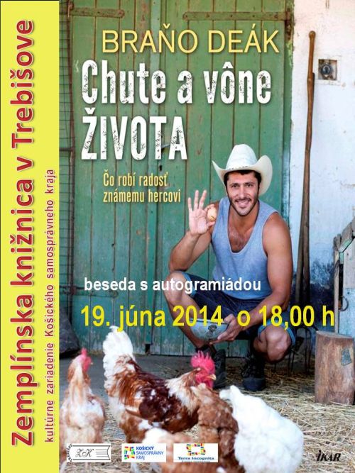 Beseda s autogramiádou, 19. 6. 2014 v Trebišove