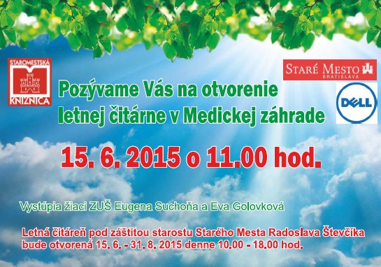 15. 6. 2015 aj s programom
