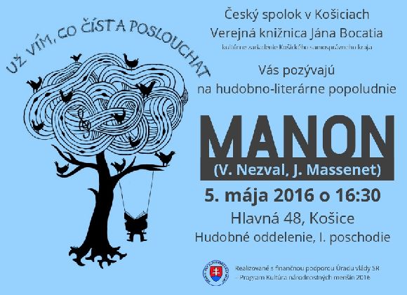 hudobno-literárne popoludnie z cyklu Už vím, co číst a poslouchat, 5.5.2016, 16:30, Hlavná 48, Košice