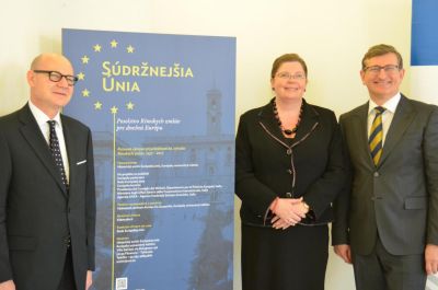  foto zľava: Taliansky veľvyslanec, GR UKB, vedúci zastúpenia SR v EK