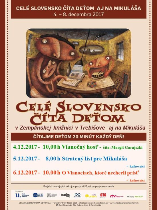 v rámci celoslovenskej kampane 4., 5. a 6. decembra 2017