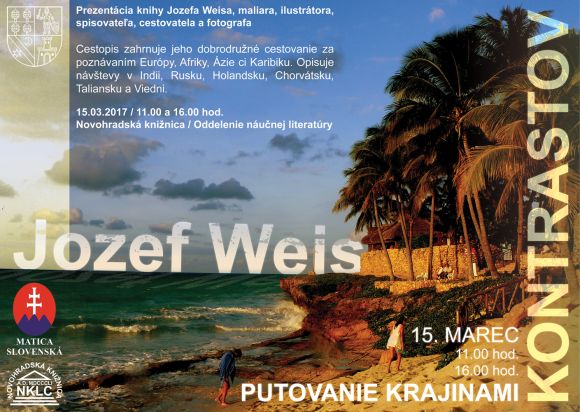 Prezentácia knihy Jozefa Weisa 15. 3. 2017 v Novohradskej knižnici v Lučenci
