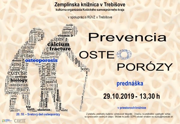 prednáška 29. októbra 2019 v Zemplínskej knižnici v Trebišove