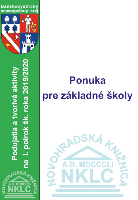 na 1. polrok šk. roka 2019 / 2020 v Novohradskej knižnici v Lučenci