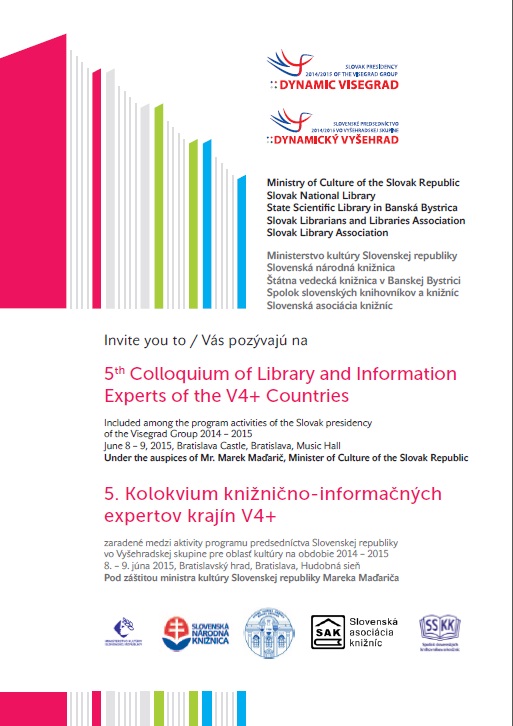 5. Kolokvium knižnično-informačných expertov krajín V4+