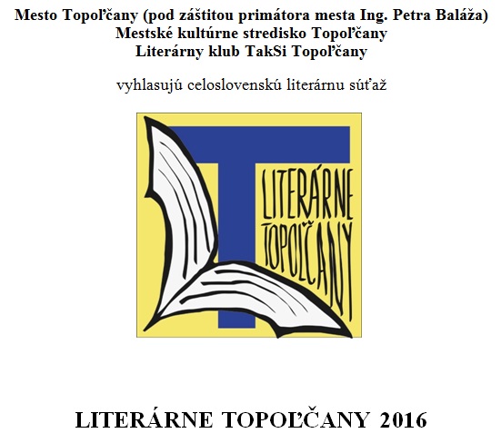 Literárne Topoľčany 2016