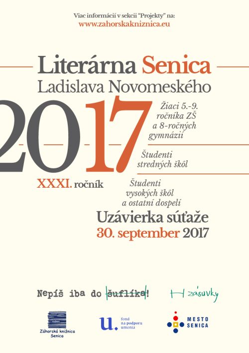 Literárna Senica Ladislava Novomeského 2017